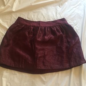 Maroon Skirt